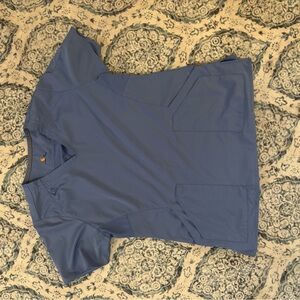 Blue Scrub Top